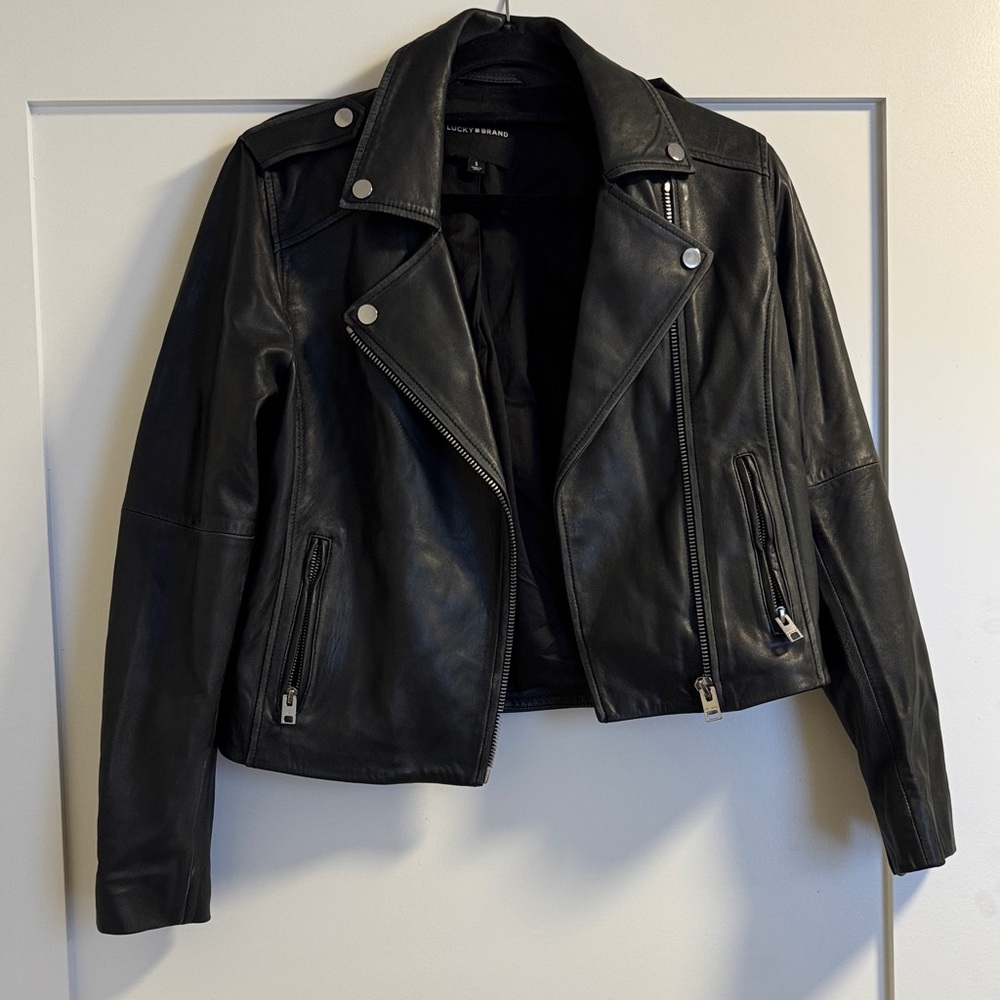 Women's Black Leather Jacket